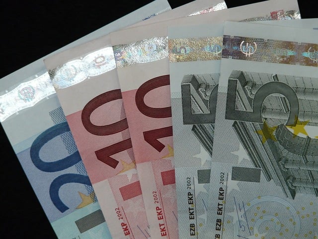 euro bankovky